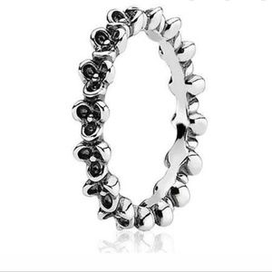 Pandora Flower Ring, Authentic Size 6-6 1/2